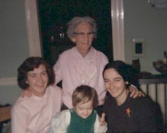 Adelaide Haydock, Alice ,Ruth Bennet McDougal Dorrough McDougal Dorrough; Katherine (Kat) McDougal Wheeler McCandless;
